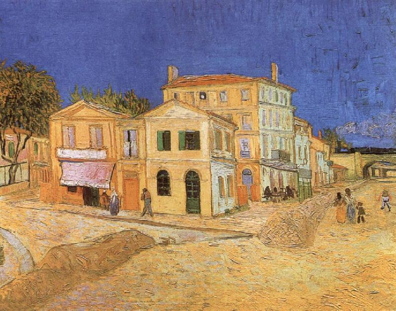 Vincent Van Gogh Vincent-s House in Arles Norge oil painting art